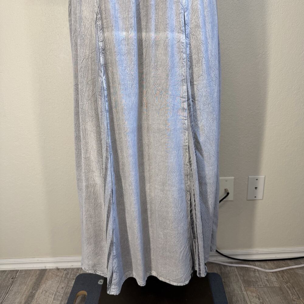 Advance Apparels Gray Cottagecore Fairy Renaissance Boho Dress Size S/M - Picture 10 of 13